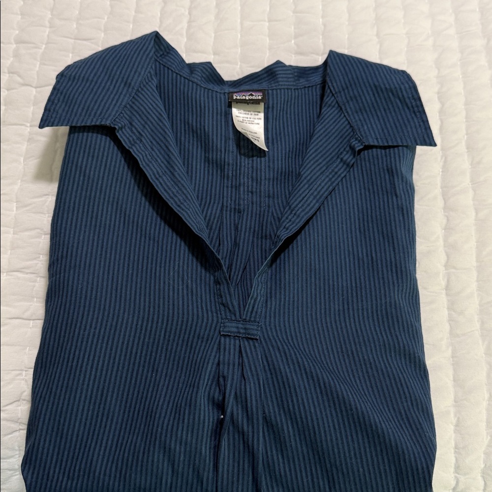 Patagonia Blue Striped Women's Top